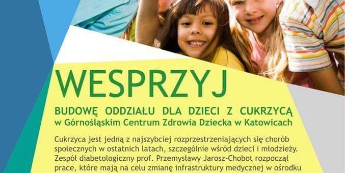 Klinika Diabetologii Dziecięcej w Katowicach – zbiórka